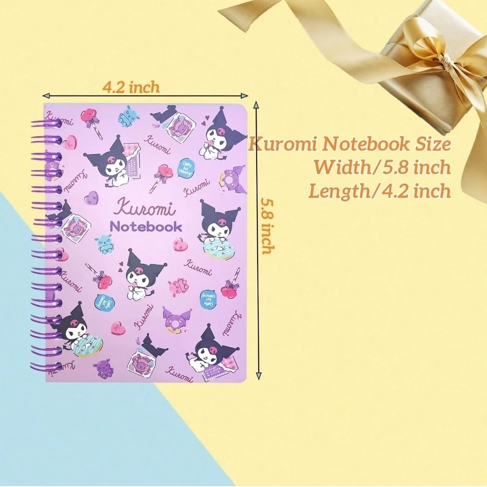Purple Cartoon Character Accessories Set Kuromi Sanrio